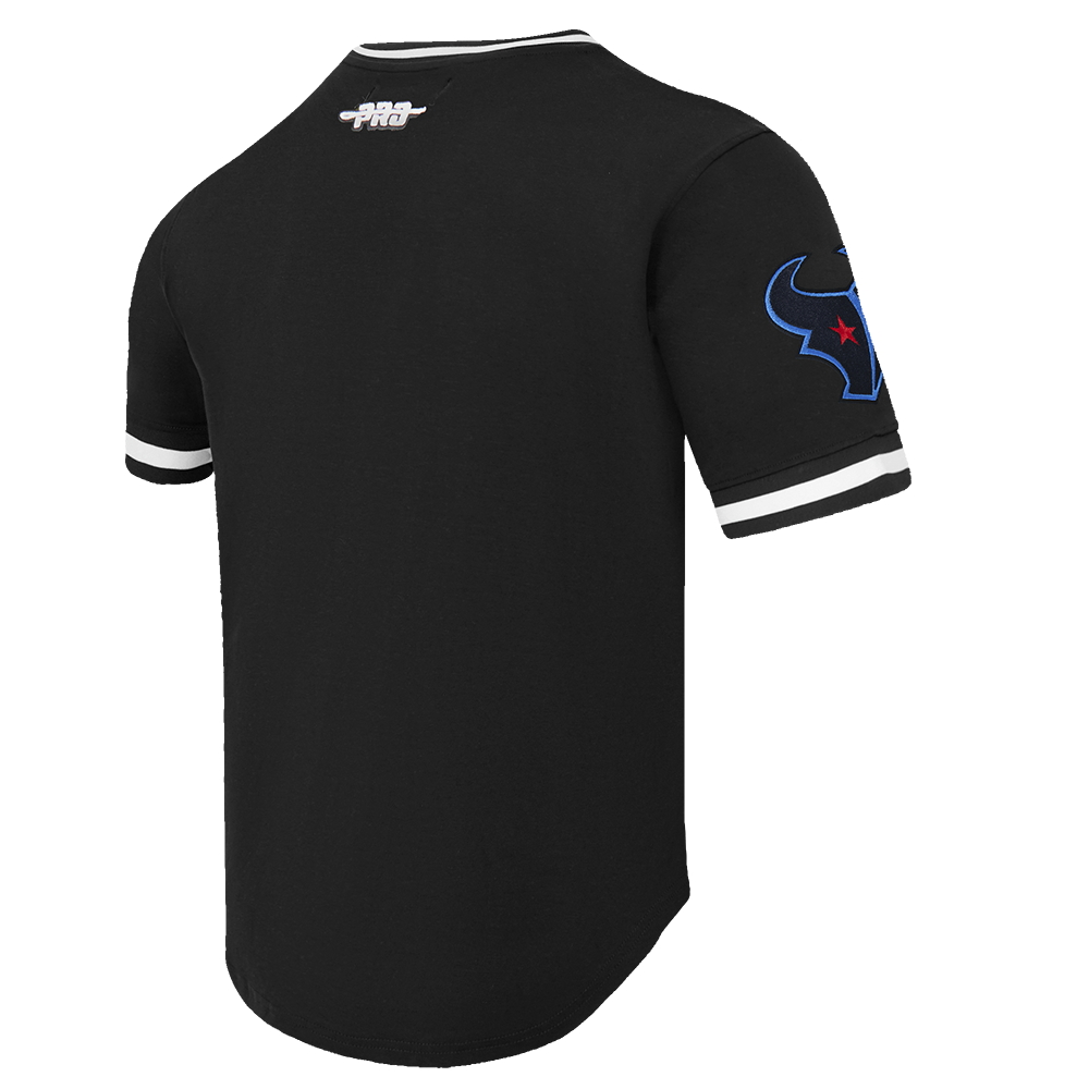NFL HOUSTON TEXANS CLASSIC CHENILLE T-SHIRT POUR HOMME (NOIR)