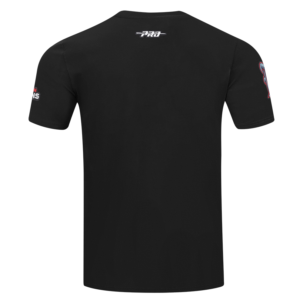 NFL HOUSTON TEXANS MASH UP T-SHIRT CLASSIQUE EN JERSEY SIMPLE POUR HOMME (NOIR)