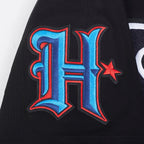NFL HOUSTON TEXANS MASH UP T-SHIRT CLASSIQUE EN JERSEY SIMPLE POUR HOMME (NOIR)