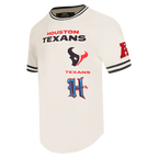 NFL HOUSTON TEXANS RETRO CLASSICS MEN'S DK TEE (EGGSHELL/ BLACK)