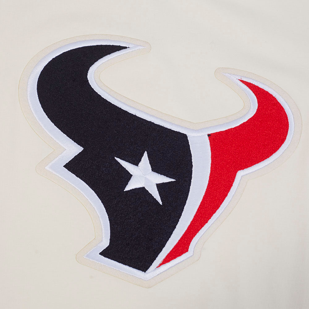 NFL HOUSTON TEXANS RETRO CLASSICS T-SHIRT EN JERSEY SIMPLE POUR HOMME (COQUILLE D'ŒUF)