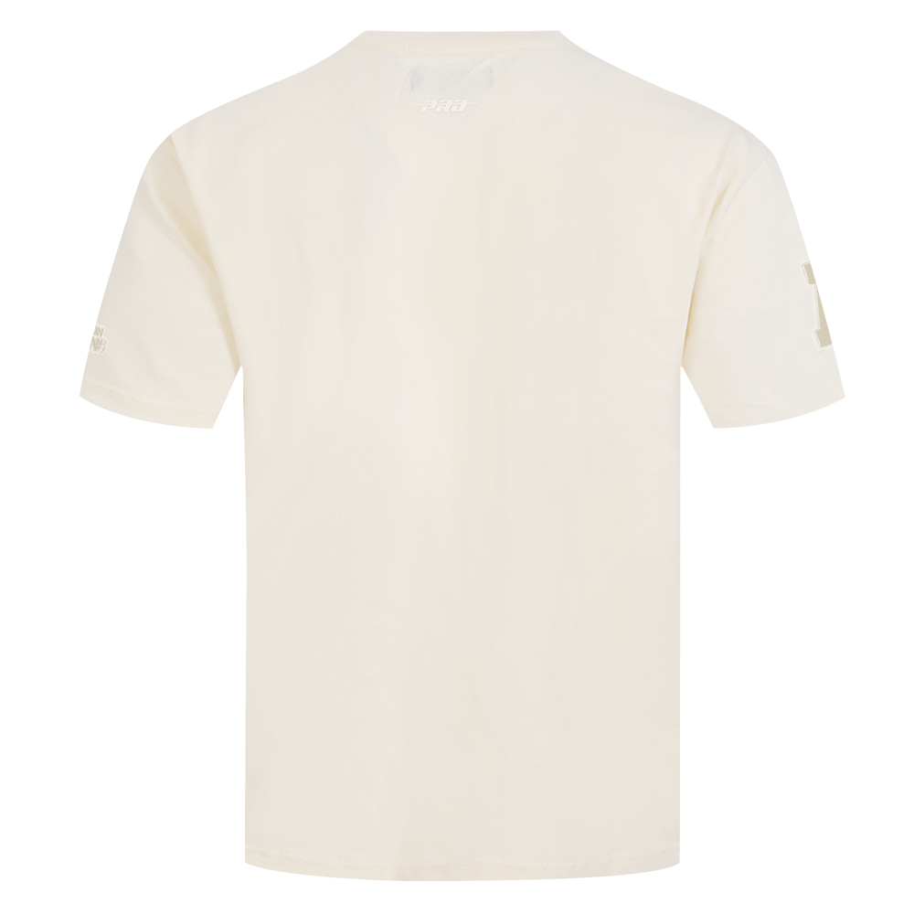 NFL HOUSTON TEXANS NEUTRAL MEN'S COTTON JERSEY DROP SHOULDER TEE (EGGSHELL)