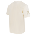NFL HOUSTON TEXANS NEUTRAL MEN'S COTTON JERSEY DROP SHOULDER TEE (EGGSHELL)