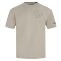 NFL HOUSTON TEXANS NEUTRAL MEN'S COTTON JERSEY DROP SHOULDER TEE (TAUPE)