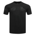 NFL HOUSTON TEXANS TRIPLE BLACK T-SHIRT EN JERSEY SIMPLE POUR HOMME (NOIR)