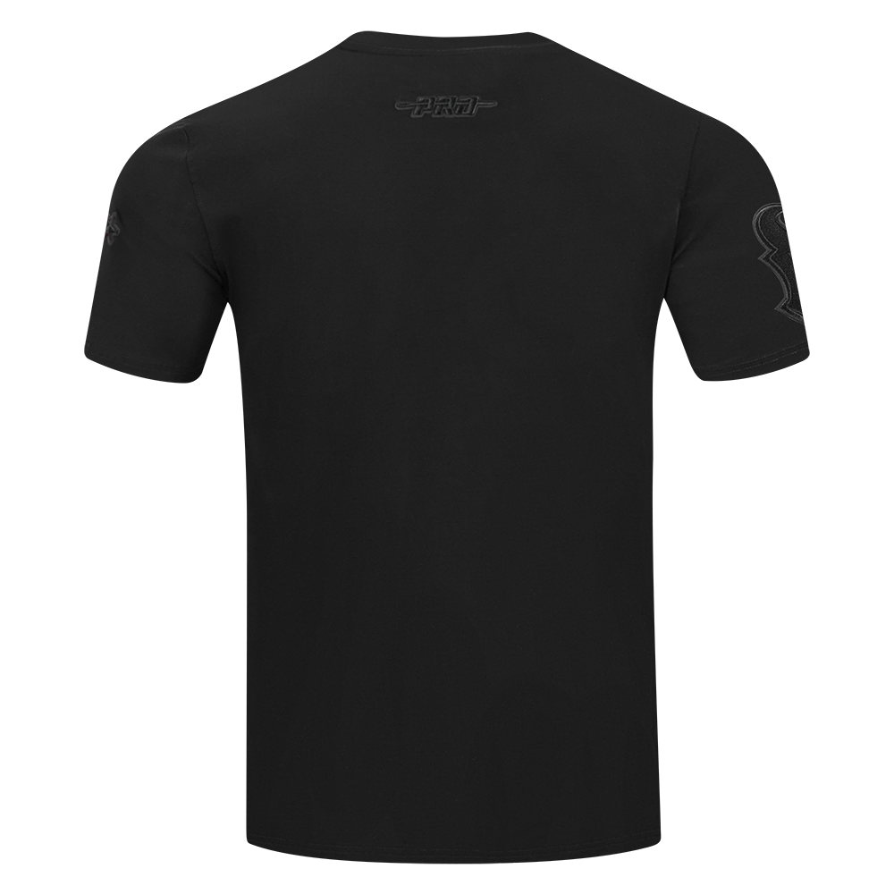 NFL HOUSTON TEXANS TRIPLE BLACK T-SHIRT EN JERSEY SIMPLE POUR HOMME (NOIR)