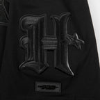 NFL HOUSTON TEXANS TRIPLE BLACK T-SHIRT EN JERSEY SIMPLE POUR HOMME (NOIR)