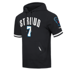 NFL HOUSTON TEXANS CJ STROUD #7 CLASSIC MEN'S SS PO HOODIE (BLACK)