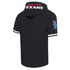 NFL HOUSTON TEXANS CJ STROUD #7 CLASSIC MEN'S SS PO HOODIE (BLACK)
