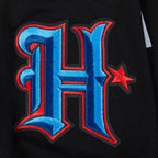 NFL HOUSTON TEXANS CJ STROUD #7 CLASSIC MEN'S SS PO HOODIE (BLACK)