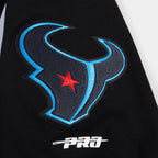 NFL HOUSTON TEXANS CJ STROUD #7 CLASSIC MEN'S SS PO HOODIE (BLACK)