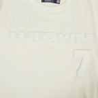 NFL HOUSTON TEXANS CJ STROUD #7 NEUTRAL T-SHIRT EN JERSEY DE COTON À ÉPAULES TOMBANTES POUR HOMME (COQUILLE D'ŒUF)