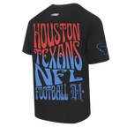 NFL HOUSTON TEXANS T-SHIRT À MANCHES COURTES POUR HOMME (NOIR)