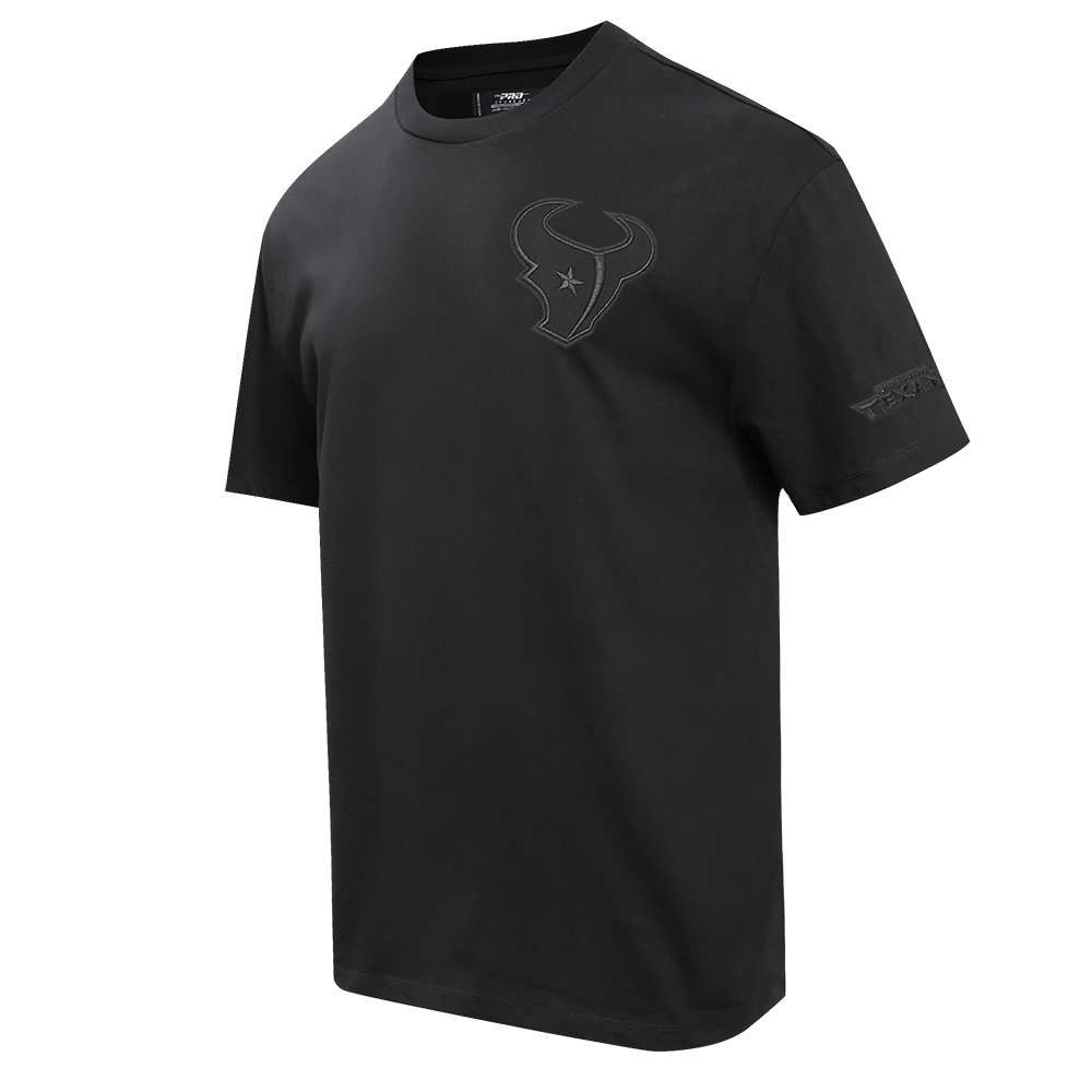 NFL HOUSTON TEXANS NEUTRAL DROP SHOULDER MEN'S TEE (BLACK)
