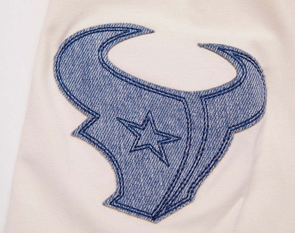 NFL HOUSTON TEXANS VARSITY BLUES T-SHIRT EN JERSEY SIMPLE (LIN)