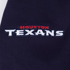NFL HOUSTON TEXANS SCRIPT TAIL CHANDAIL À CAPUCHON EN MOLLETON CÔTELÉ POUR HOMME (MARINE MINUIT/ROUGE/MARINE MINUIT)