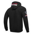 NFL HOUSTON TEXANS CLASSIC CHENILLE CHANDAIL À CAPUCHON EN MAILLE DOUBLE POUR HOMME (NOIR)