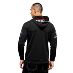 NFL HOUSTON TEXANS CLASSIC CHENILLE CHANDAIL À CAPUCHON EN MAILLE DOUBLE À GLISSIÈRE POUR HOMME (NOIR)