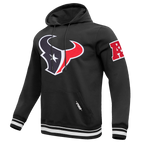 NFL HOUSTON TEXANS MASH UP CHANDAIL À CAPUCHON EN MOLLETON CÔTELÉ CLASSIQUE POUR HOMME (NOIR)