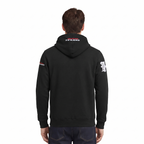 NFL HOUSTON TEXANS CLASSIC OLD ENGLISH MEN'S FLEECE PULLOVER HOODIE (BLACK)