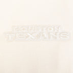 NFL HOUSTON TEXANS NEUTRAL CHANDAIL À CAPUCHON EN MOLLETON À ÉPAULES TOMBANTES POUR HOMME (COQUILLE D'ŒUF)