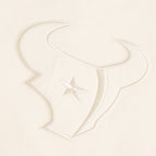 NFL HOUSTON TEXANS NEUTRAL CHANDAIL À COL ROND EN MOLLETON À ÉPAULES TOMBANTES POUR HOMME (COQUILLE D'ŒUF)