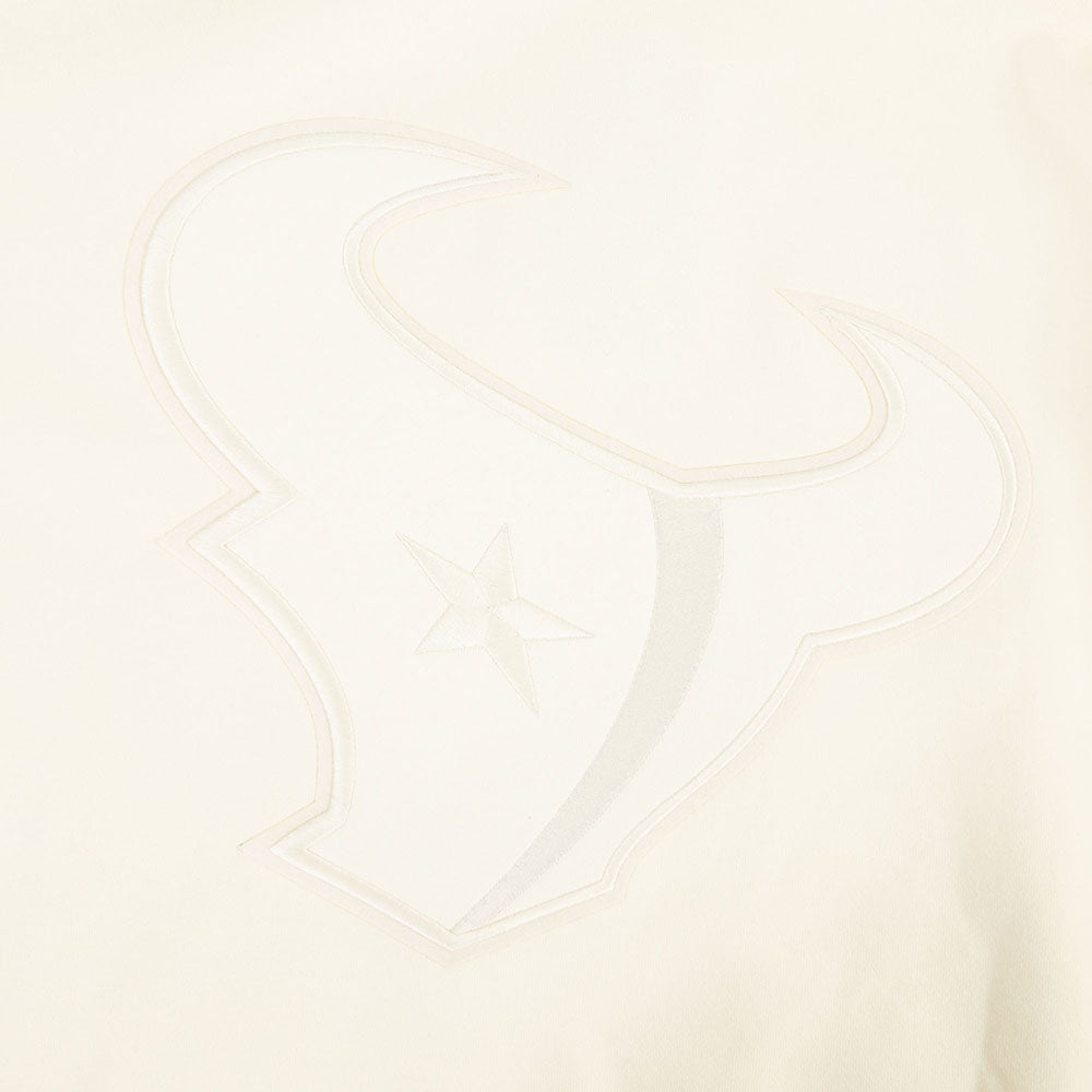 NFL HOUSTON TEXANS CJ STROUD #7 NEUTRAL PNN MEN'S PULLOVER HOODIE (EGGSHELL)