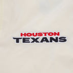 NFL HOUSTON TEXANS RETRO CLASSICS BLOUSON EN SATIN POUR HOMME (COQUILLE D'ŒUF/NOIR)