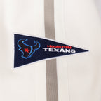NFL HOUSTON TEXANS BLOUSON PRO GAME DAY EN MAILLE DOUBLE POUR HOMME (COQUILLE D'ŒUF/TAUPE/COQUILLE D'ŒUF)
