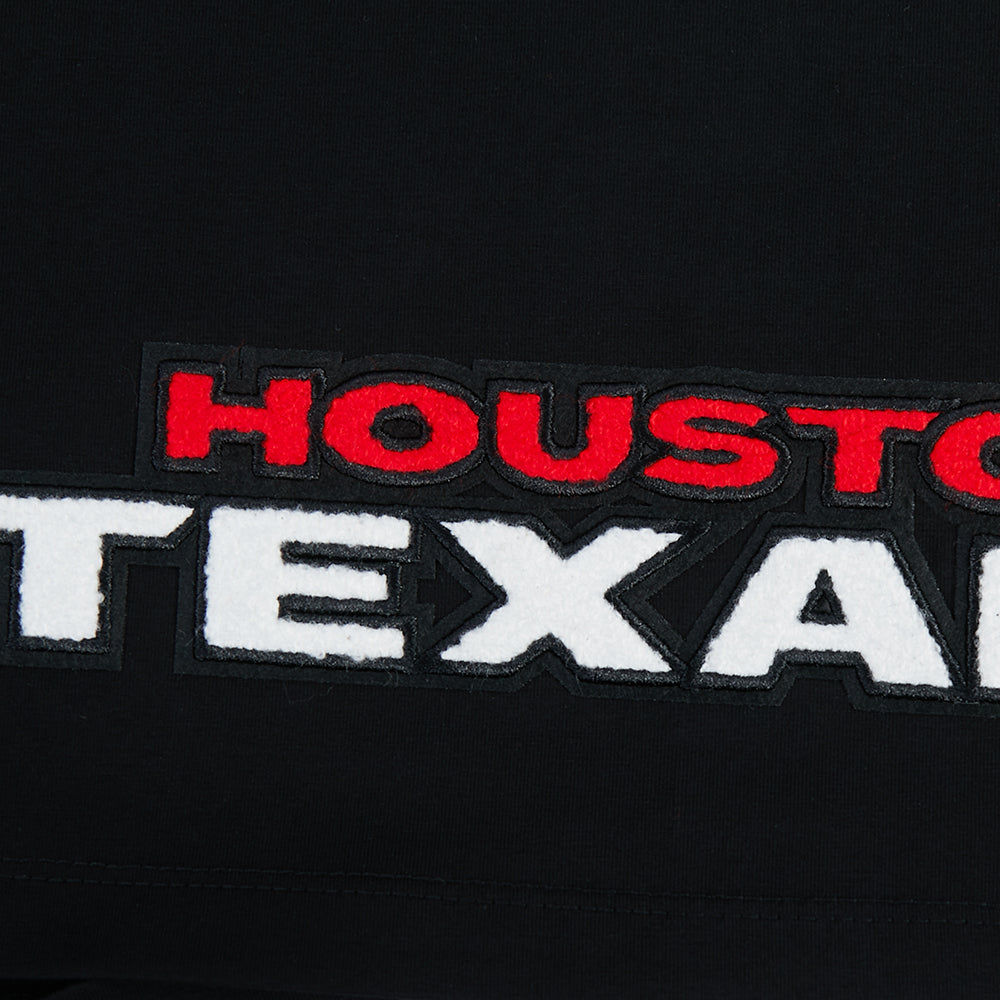 NFL HOUSTON TEXANS CJ STROUD #7 CLASSIC PNN WOMEN'S SJ BOXY TEE (BLACK)