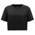 NFL HOUSTON TEXANS TRIPLE BLACK SINGLE JERSEY BOXY TEE (TRIPLE BLACK)