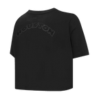 NFL HOUSTON TEXANS TRIPLE BLACK SINGLE JERSEY BOXY TEE (TRIPLE BLACK)