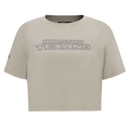 NFL HOUSTON TEXANS NEUTRAL T-SHIRT EN JERSEY SIMPLE À COUPE CARRÉE POUR FEMME (TAUPE)