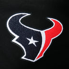 NFL HOUSTON TEXANS MASH UP CHANDAIL À CAPUCHON COURT EN MOLLETON CÔTELÉ POUR FEMME (NOIR)