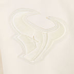 NFL HOUSTON TEXANS CJ STROUD #7 NEUTRAL CHANDAIL À COL ROND EN MOLLETON POUR FEMME (COQUILLE D'ŒUF)