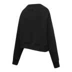 NFL HOUSTON TEXANS TRIPLE BLACK CHANDAIL À COL ROND EN MOLLETON POUR FEMME (TRIPLE NOIR FEMME)