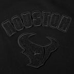 NFL HOUSTON TEXANS TRIPLE BLACK CHANDAIL À COL ROND EN MOLLETON POUR FEMME (TRIPLE NOIR FEMME)