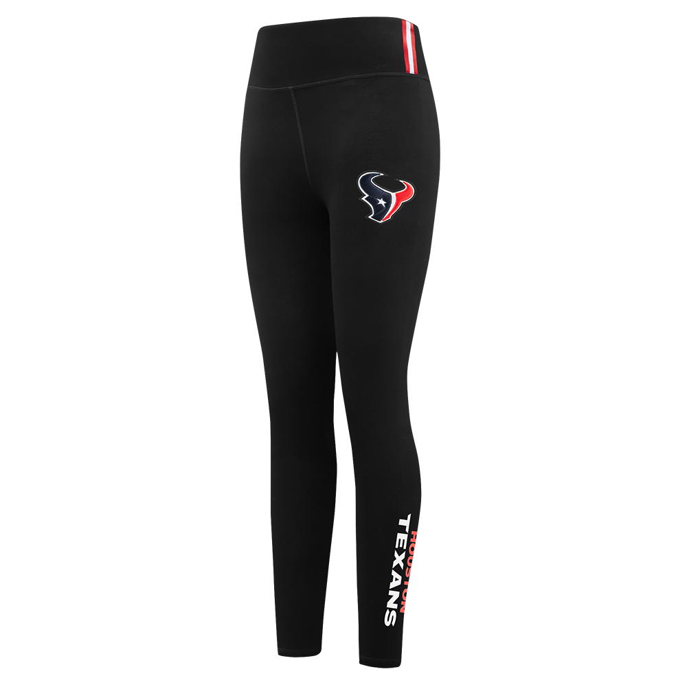 NFL HOUSTON TEXANS CLASSIC LEGGING EN JERSEY ÉPAIS POUR FEMME (NOIR)