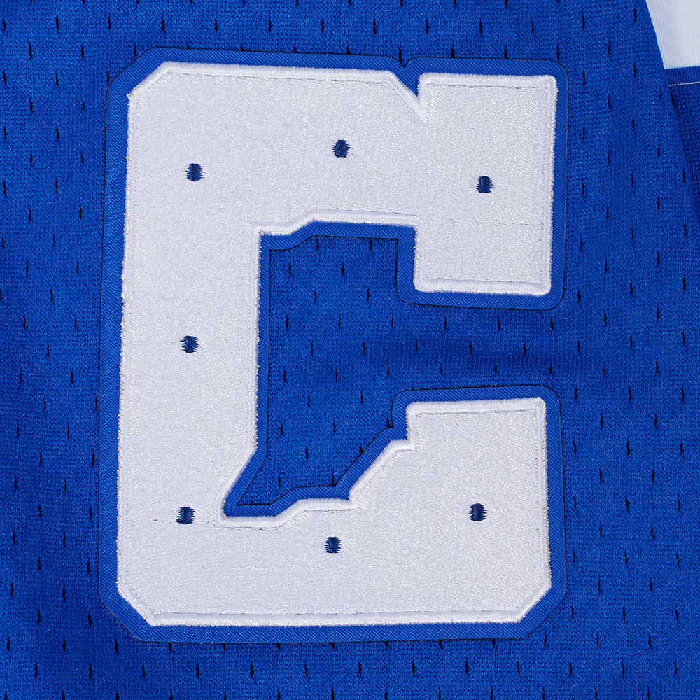 NFL INDIANAPOLIS COLTS CLASSIC MEN'S MESH BUTTON DOWN JERSEY (ROYAL BLUE)