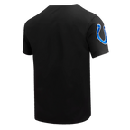 NFL INDIANAPOLIS COLTS CLASSIC CHENILLE T-SHIRT EN JERSEY SIMPLE (NOIR)