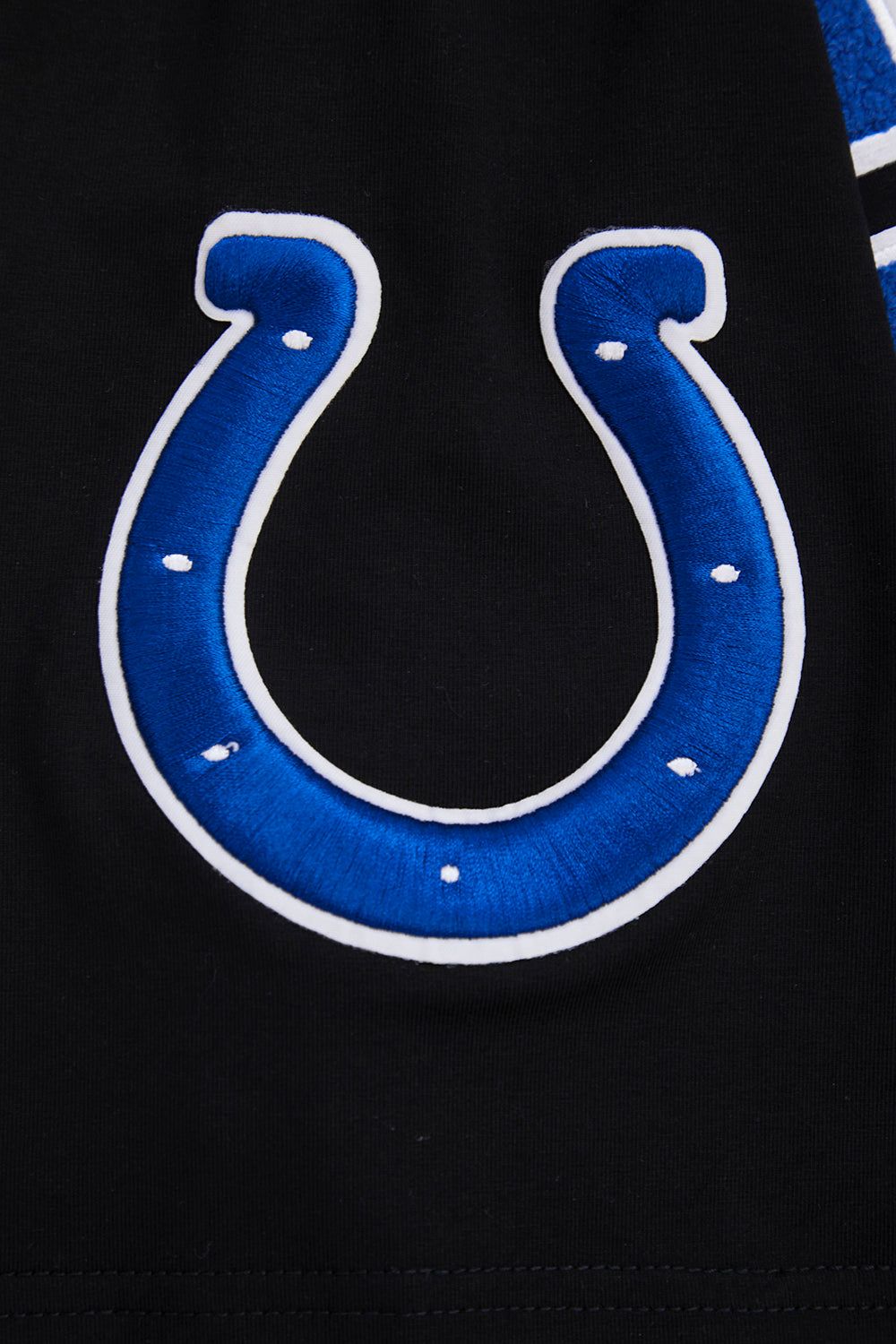 NFL INDIANAPOLIS COLTS CLASSIC CHENILLE T-SHIRT EN JERSEY SIMPLE (NOIR)