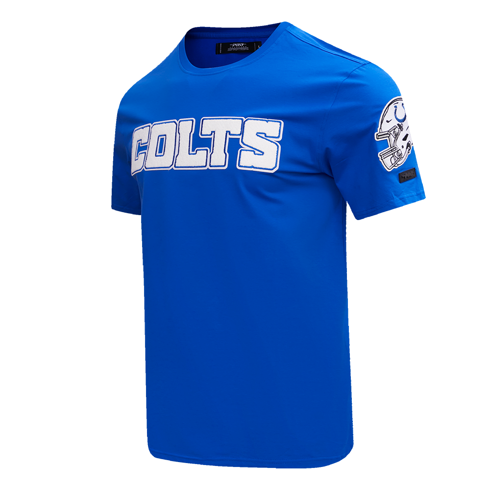 NFL INDIANAPOLIS COLTS CLASSIC CHENILLE MEN'S   TEE (ROYAL BLUE)