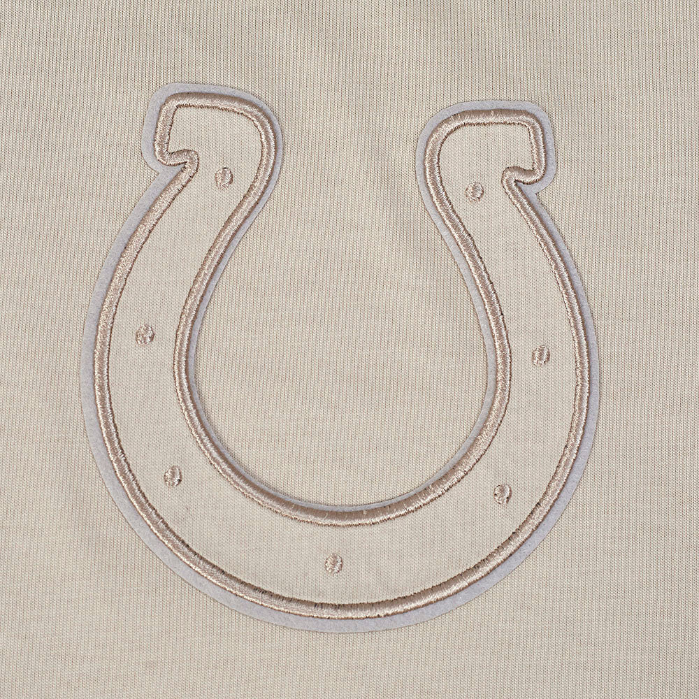 NFL INDIANAPOLIS COLTS NEUTRAL T-SHIRT EN JERSEY DE COTON À ÉPAULES TOMBANTES POUR HOMME (TAUPE)