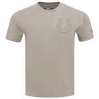 NFL INDIANAPOLIS COLTS NEUTRAL T-SHIRT EN JERSEY DE COTON À ÉPAULES TOMBANTES POUR HOMME (TAUPE)