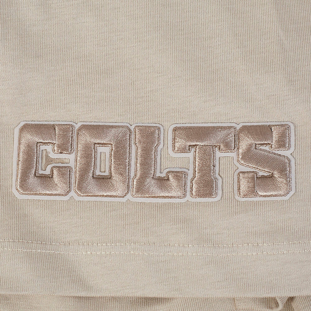 NFL INDIANAPOLIS COLTS NEUTRAL T-SHIRT EN JERSEY DE COTON À ÉPAULES TOMBANTES POUR HOMME (TAUPE)