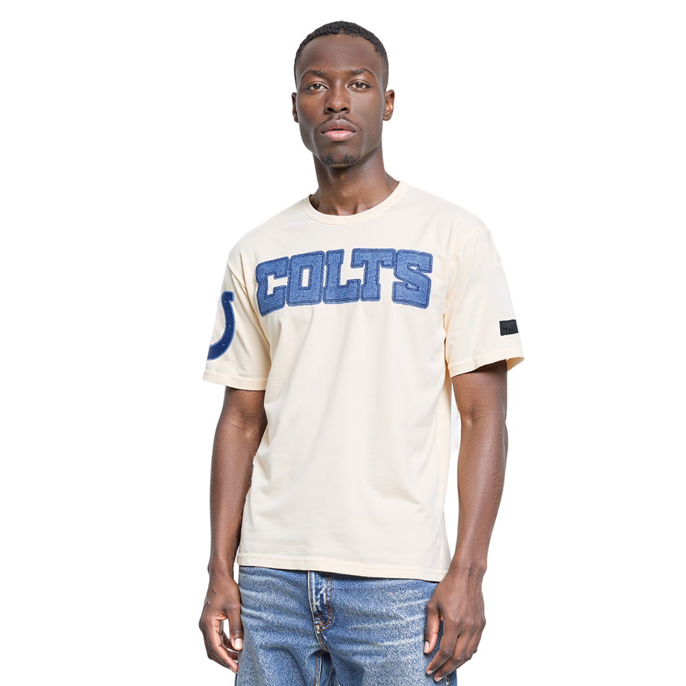 NFL INDIANAPOLIS COLTS VARSITY BLUES MEN'S SJ TEE (LINEN)