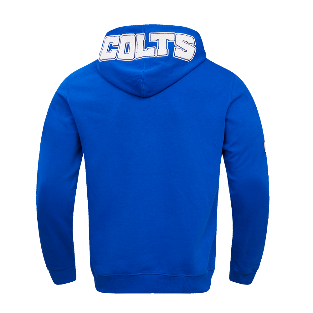 NFL INDIANAPOLIS COLTS CLASSIC CHENILLE PO HOODIE (ROYAL BLUE)