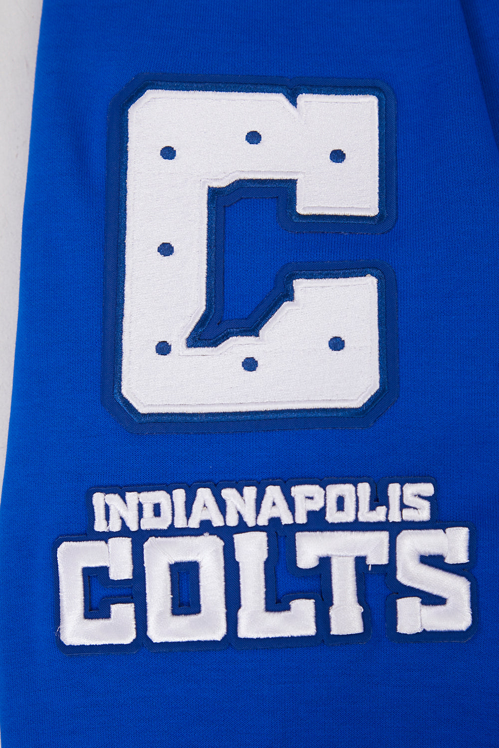NFL INDIANAPOLIS COLTS CLASSIC CHENILLE PO HOODIE (ROYAL BLUE)