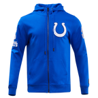 NFL INDIANAPOLIS COLTS CLASSIC CHENILLE ZIP HOODIE (ROYAL BLUE)