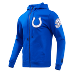 NFL INDIANAPOLIS COLTS CLASSIC CHENILLE ZIP HOODIE (ROYAL BLUE)